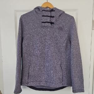 North Face Heathered Purple Pullover Hoodie